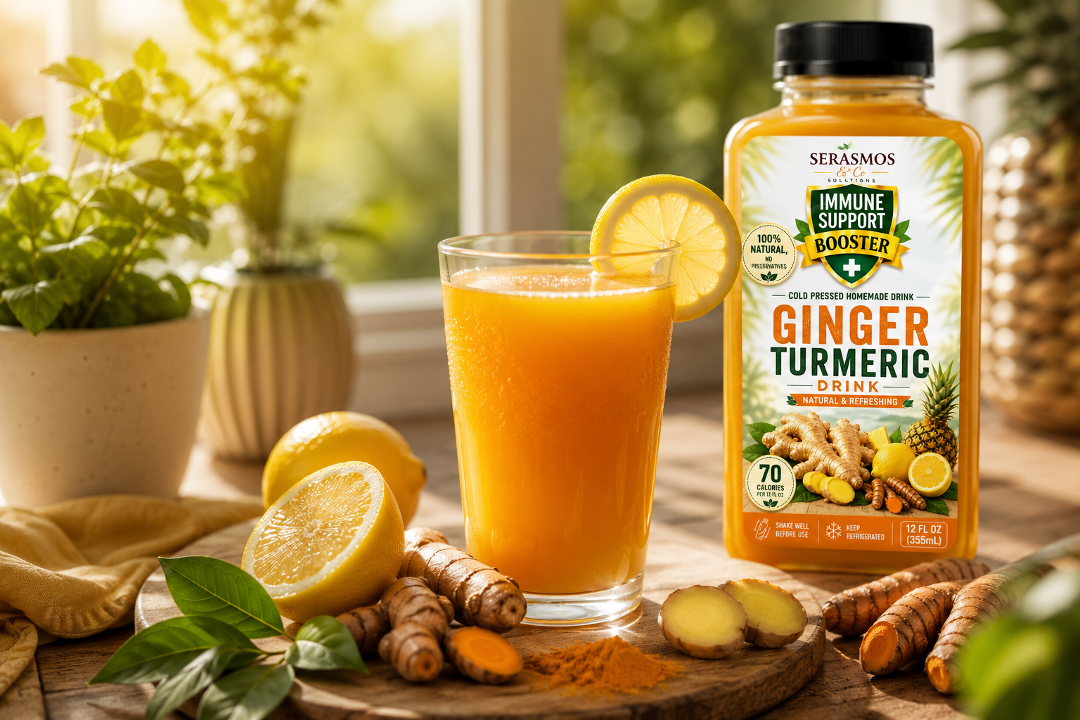 Wellness Ginger Turmeric Drink